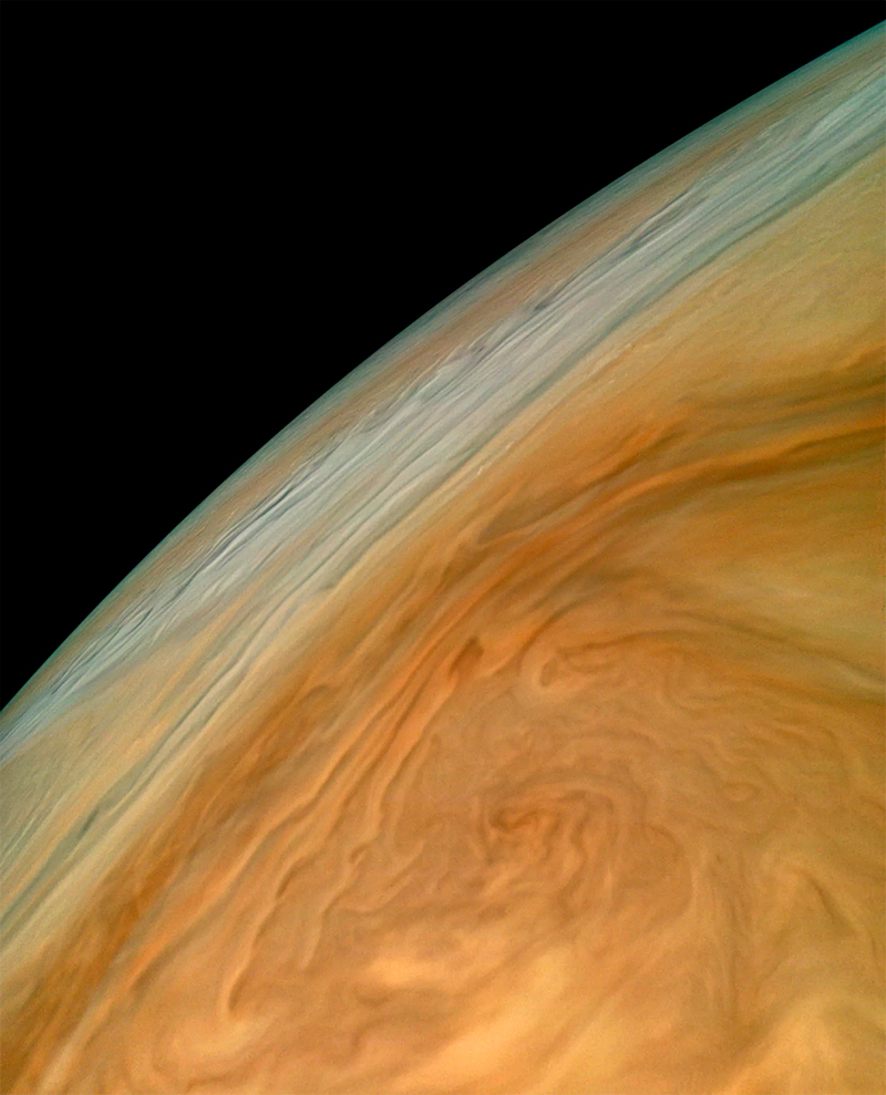 NASA revela fotografía más cercana a Júpiter