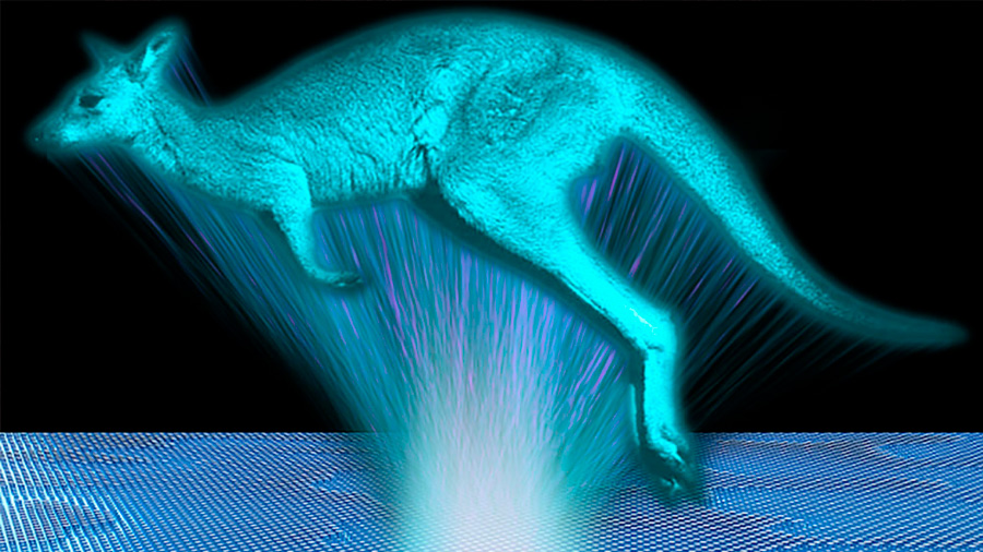 Un diminuto holograma de material cuántico abre un nuevo mundo en 3D