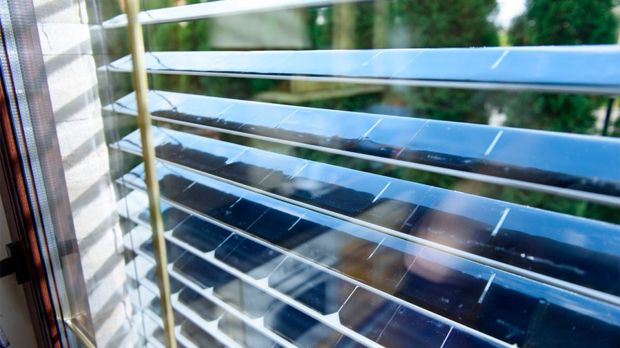 SolarGaps: persianas con paneles solares para generar energía a través de las ventanas de nuestro hogar