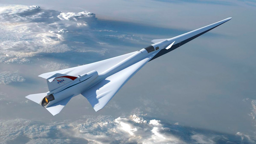 Así será el avión supersónico silencioso que desarrolla la NASA