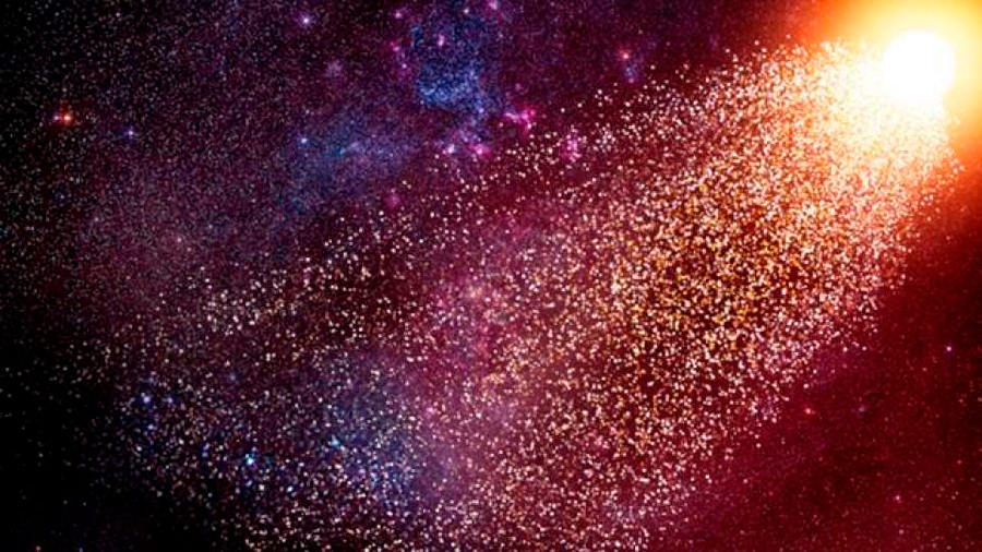 Los proyectiles estelares que atraviesan la Vía Láctea