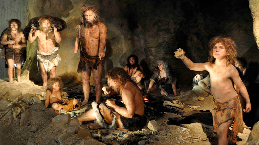 Los Neandertales habrían sido una población numerosa en el mundo, pero se mantenían en pequeños grupos cerrados