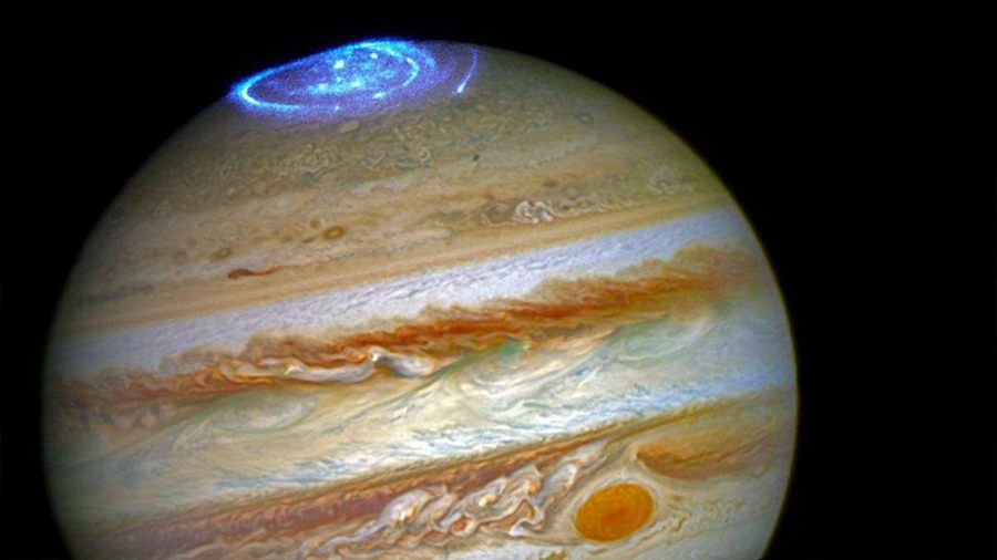 Descubrieron el origen de las potentes auroras de Júpiter