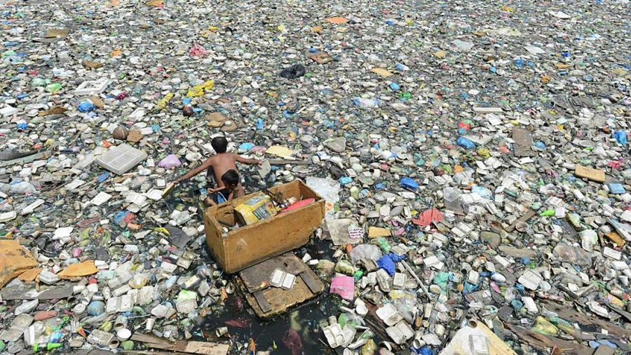 Descubrieron una isla de plástico del tamaño de México