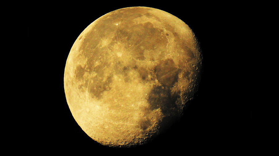 La Luna tuvo atmósfera