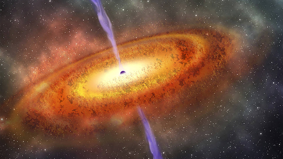 Astrónomos descubren el agujero negro supermasivo más lejano observado hasta ahora