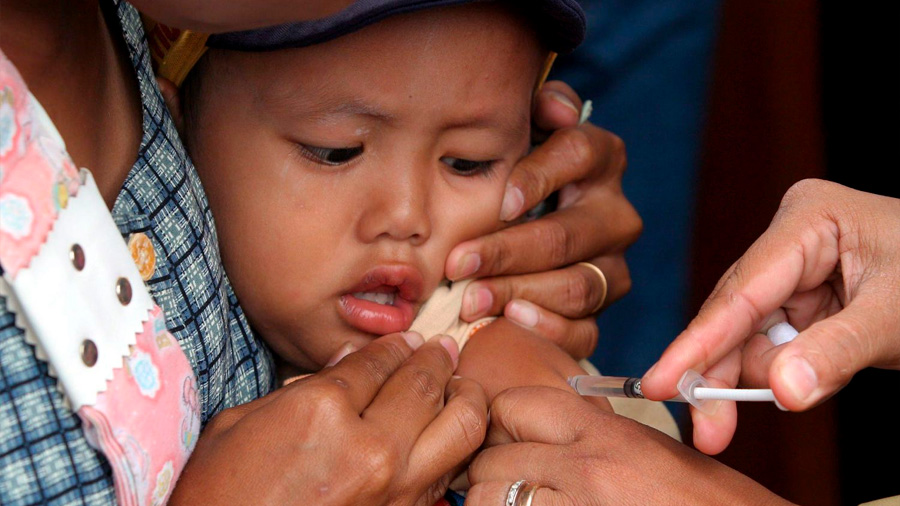 Las muertes por sarampión descienden a un nivel récord en el mundo