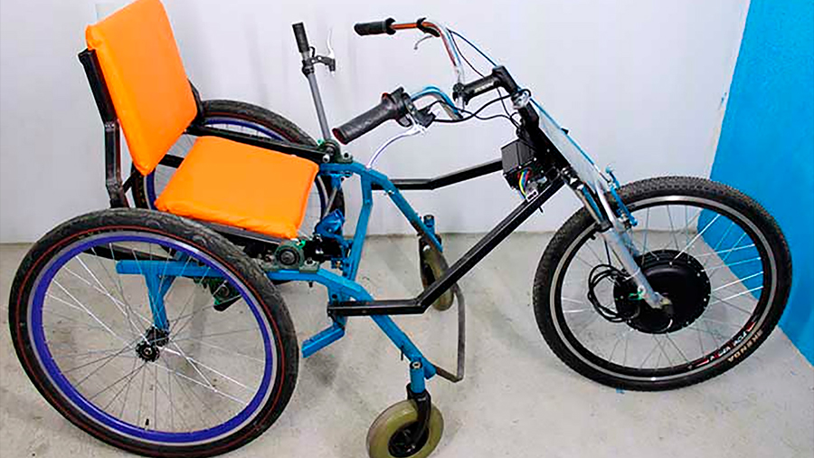 Crea UNAM dispositivo para que personas con discapacidad motriz recorran vías de terracería