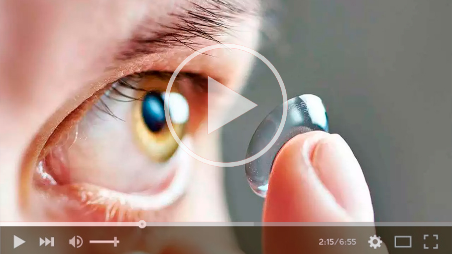 Diseñan lentes de contacto que se disuelven en el ojo y libera fármaco
