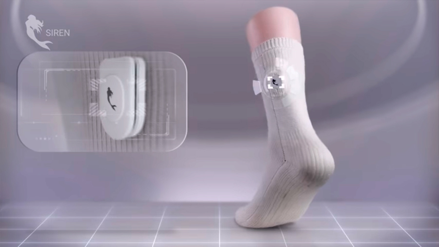 Estos calcetines inteligentes alertan sobre lesiones a personas con diabetes