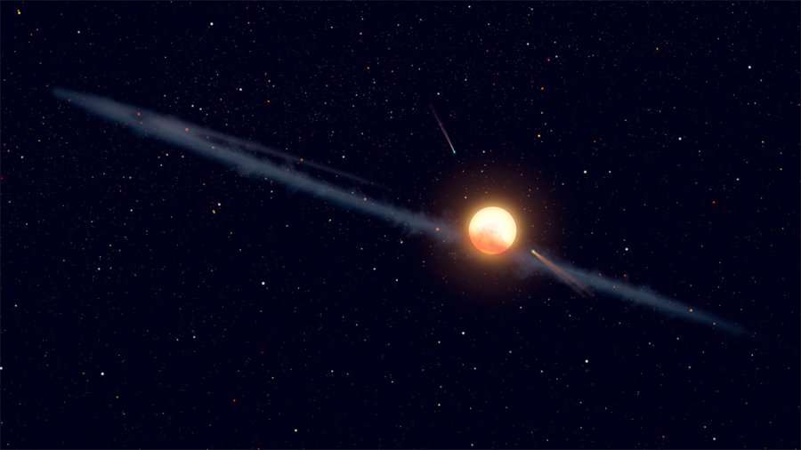 La intrigante estrella KIC 8462852 vuelve a oscurecerse de repente