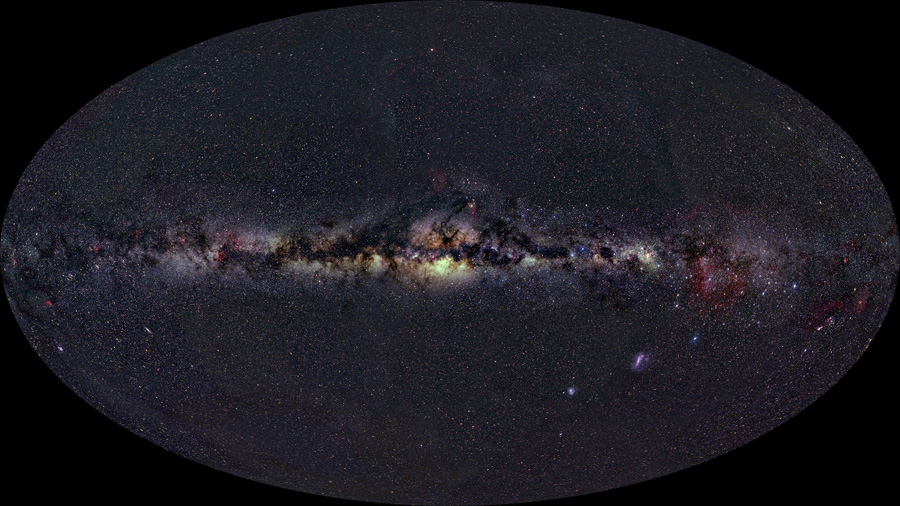 Publican el mapa estelar más detallado de la Vía Láctea