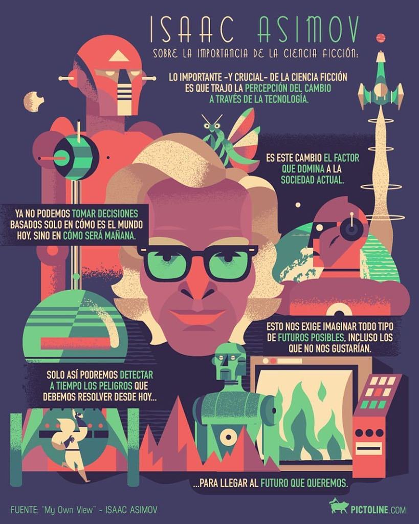Sobre la importancia de la ciencia ficción: Isaac Asimov