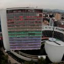 Acto de iluminación con motivo de la cuadragésima marcha del orgullo de la diversidad sexual