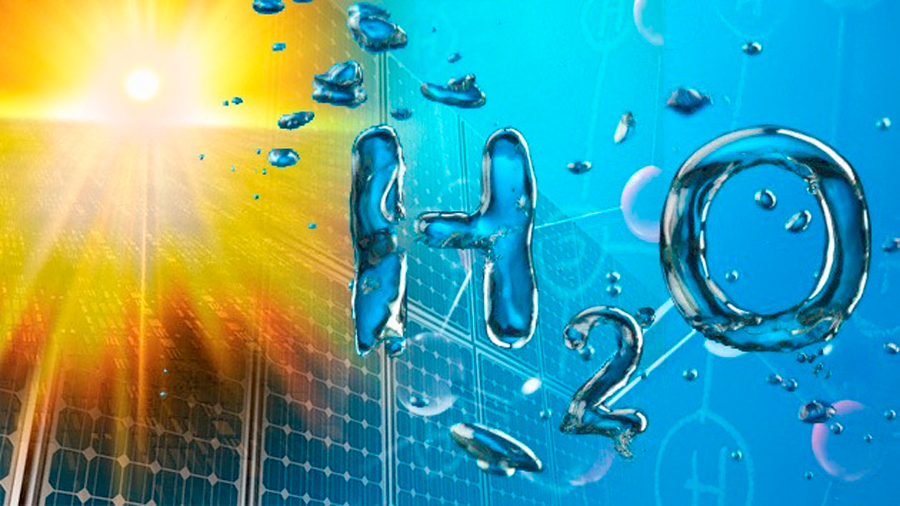 Nuevo récord de hidrógeno producido por división solar directa del agua