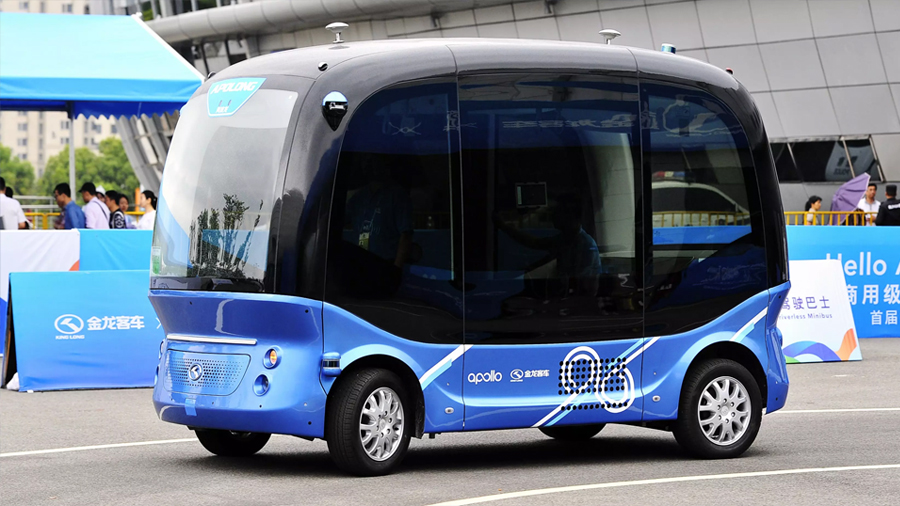 China comienza la fabricación masiva de autobuses sin conductor