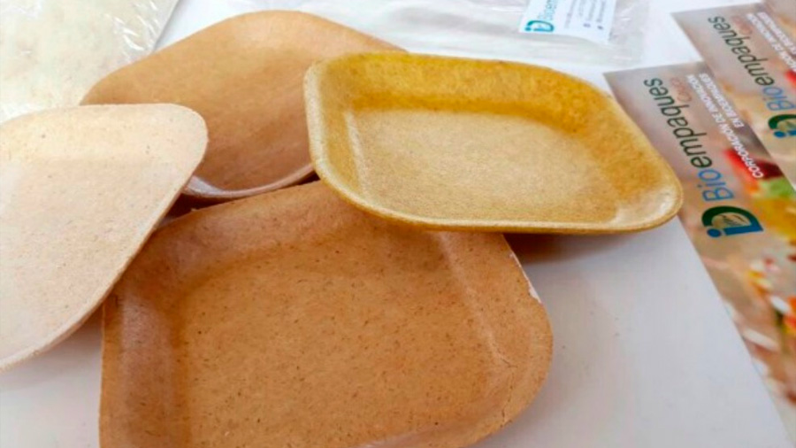 Innovadores colombianos crean platos y guantes hechos de yuca para sustituir a los de plástico