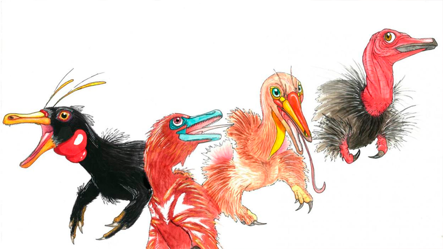 Descubren dos nuevos “eslabones” entre dinosaurios y aves en China