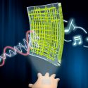 Crean altavoces transparentes y adheribles a la piel