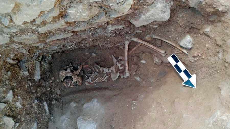 Descubren en Italia un 'enterramiento de vampiro' del siglo V