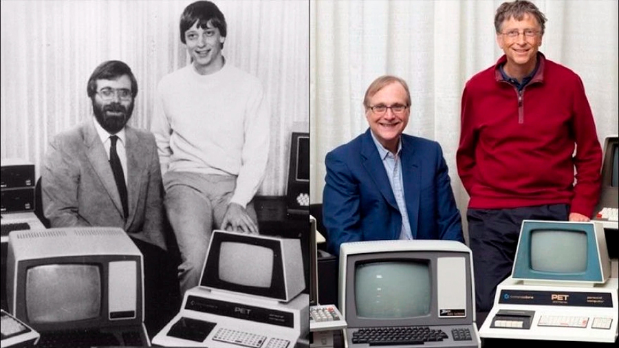 El día que Bill Gates y el fallecido Paul Allen fundaron Microsoft ...