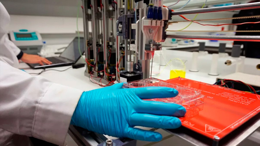 Impresión 3D con "tintas" portadoras de células vivas para producir tejidos como ligamentos y discos intervertebrales
