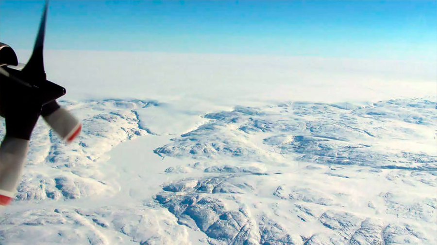 Descubren un cráter gigante en Groenlandia causado por el impacto de un meteorito