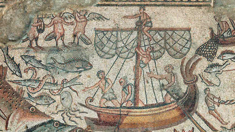 Mosaicos con escenas del antiguo testamento son hallados en el norte de Israel