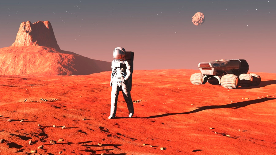 Viajar a Marte reducirá 2,5 años la esperanza de vida de un astronauta