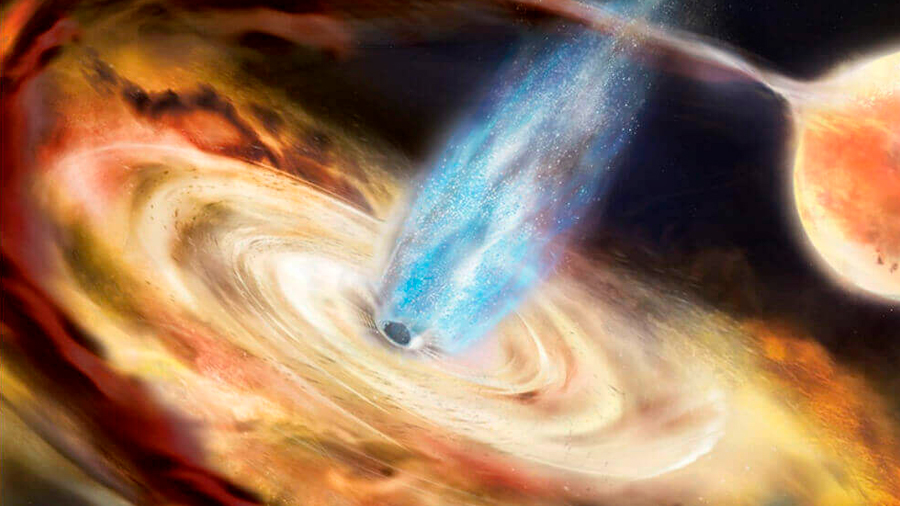 NASA logra cartografíar los ecos de luz de un agujero negro