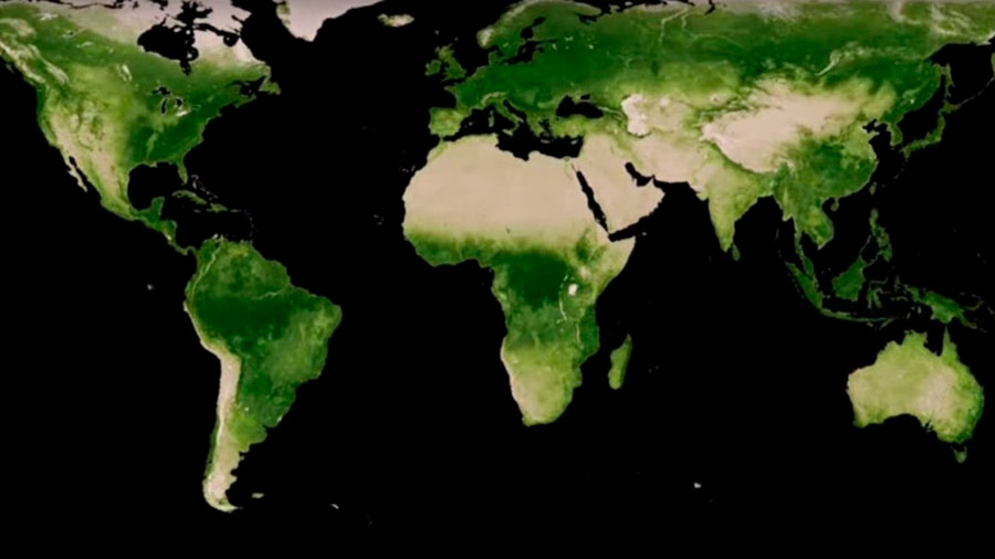 La Tierra es más verde que hace 20 años, afirma la NASA