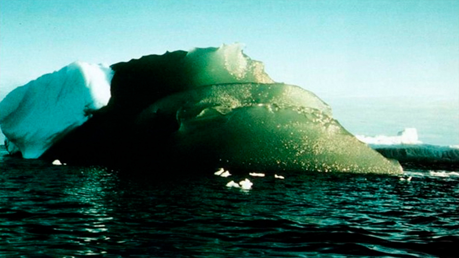 Explicación al misterio de los icebergs verdes de la Antártida