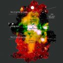 Dos chimeneas liberan la energía del centro de la galaxia