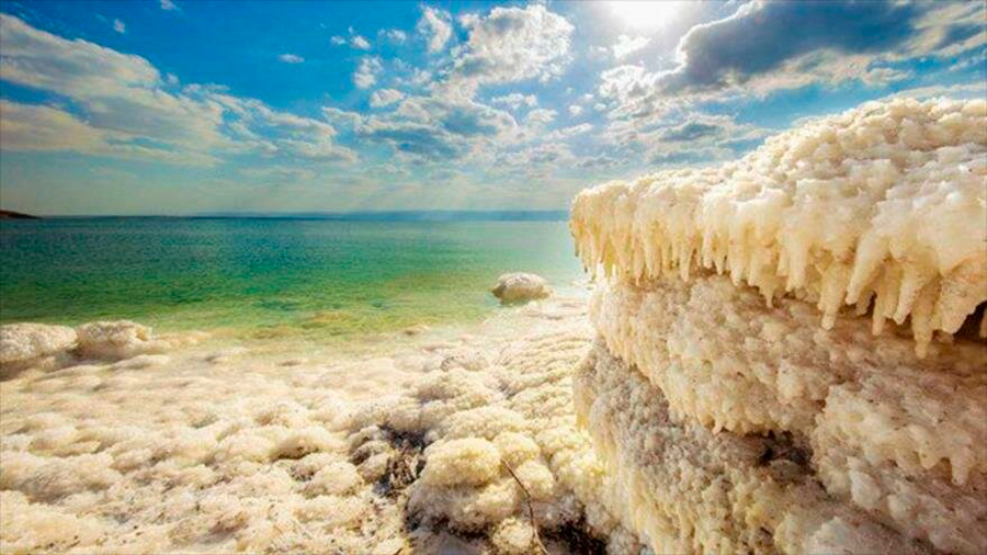 Detectan vida bajo el lecho del mar Muerto