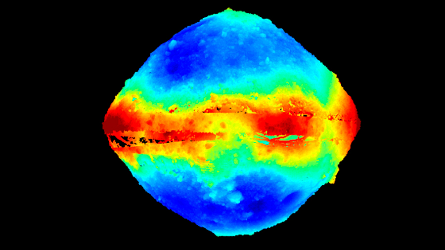 Imagen 3D del asteroide Bennu obtenida con millones de disparos láser