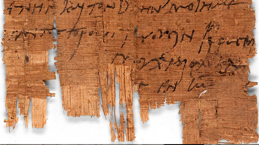 Un papiro egipcio resulta ser la carta cristiana más antigua conocida