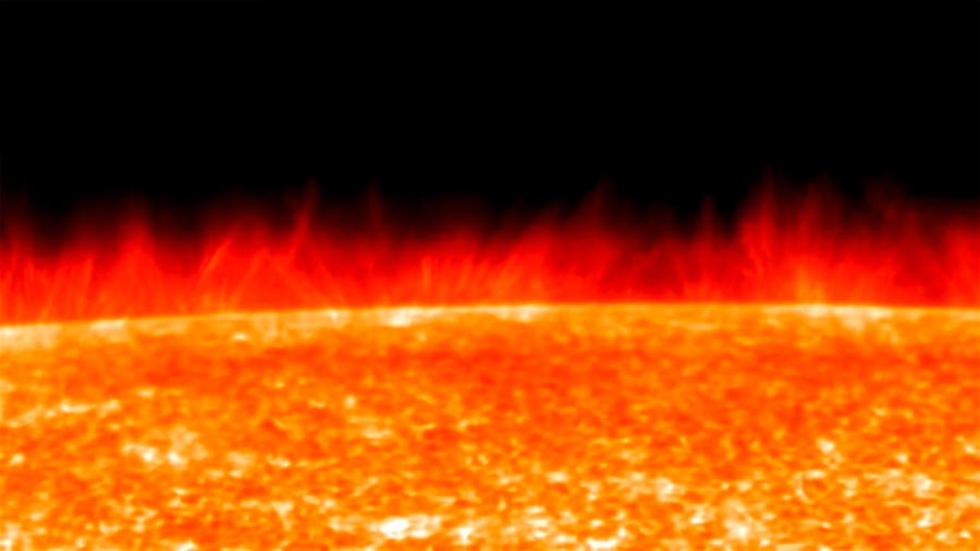 Inmensas 'balas de cañón' de plasma cruzan la atmósfera solar