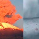 México: alpinistas ascienden al cráter del volcán Popocatépetl en medio de una fumarola