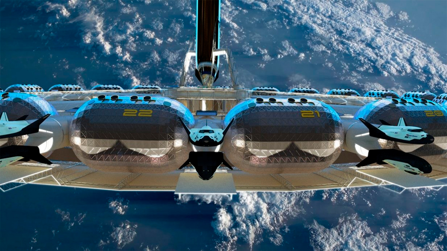 Proyectan un hotel en órbita alrededor de la Tierra con gravedad artificial para el año 2025