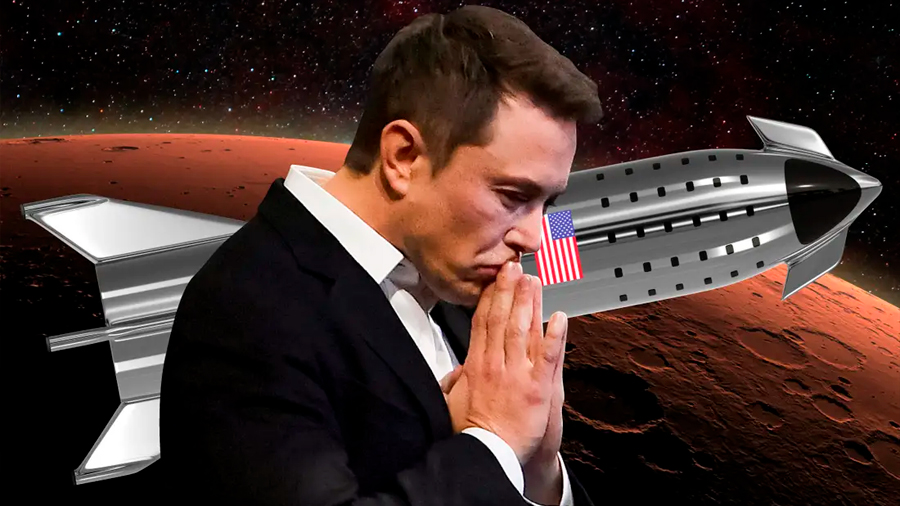 Elon Musk quiere llegar a la Luna antes que la NASA, previo a 2022 con su cohete Starship