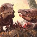 Un análogo del Dragón de Komodo lució la cabeza más desproporcionada
