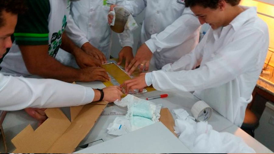 Estudiantes brasileños crean un pañal biodegradable hecho de yuca