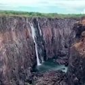 Sequía en África deja a cataratas de Victoria con apenas gotas de agua