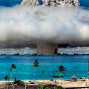 La huella de la primera bomba nuclear explosionada en el mar aún es visible en Bikini tras 73 años
