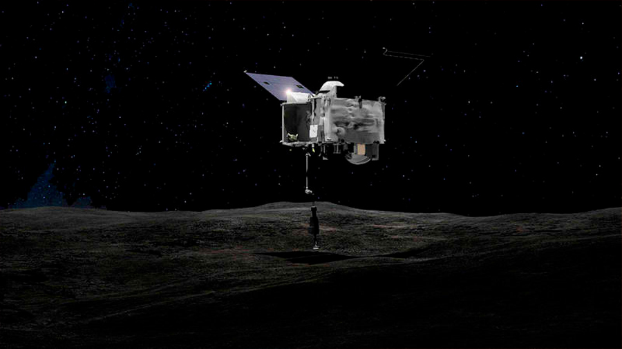 La NASA recogerá muestras del asteroide Bennu en un espacio mínimo