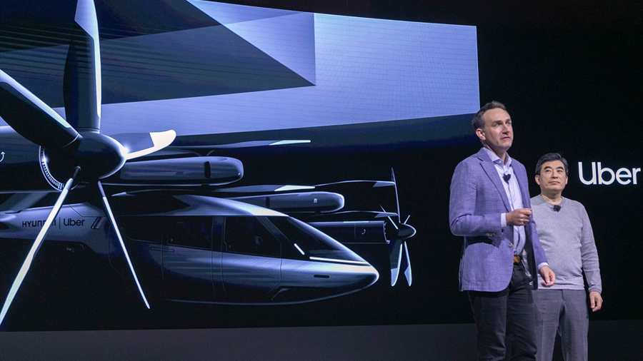 Hyundai y Uber presentan concepto de taxi volador eléctrico