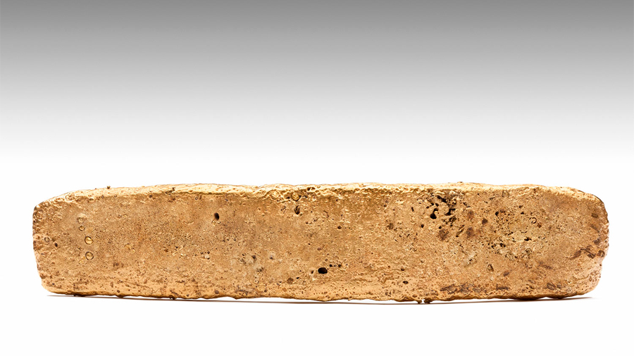 Un lingote de oro excavado en México perteneció al botín de Cortés