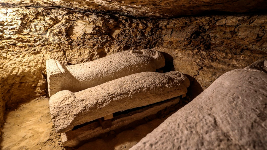 Descubiertas tumbas comunales para sumos sacerdotes del Antiguo Egipto