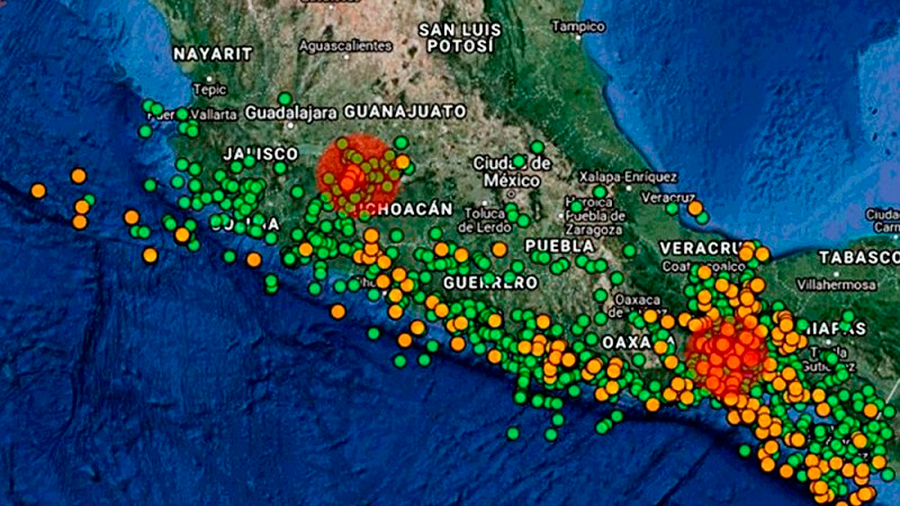Científicos mexicanos investigan origen de enjambre sísmico en Michoacán
