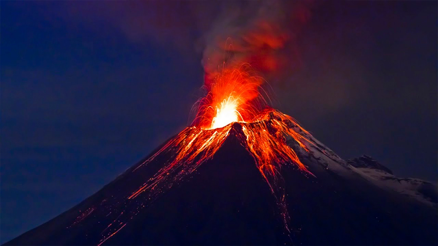 Señales de potencial colapso en un volcán activo de Ecuador